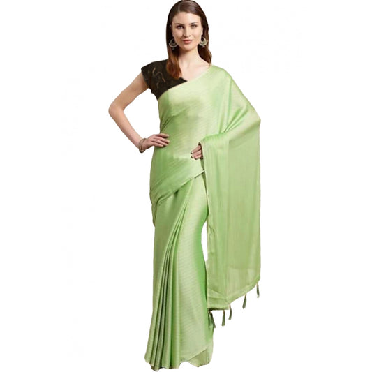 Fashionable Cotton Silk Saree With Blouse piece