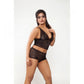 Sensational Women's Lace Black Lingerie Bra And Panty Set