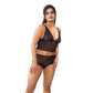 Sensational Women's Lace Black Lingerie Bra And Panty Set