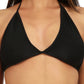 Dashing Women's Nylon Spandex Black Bikini Sexy Bra Panty