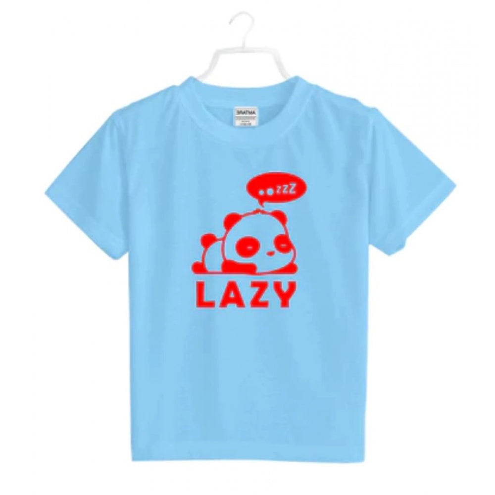 Alluring Boys Cotton Lazy Half Sleeve T Shirt