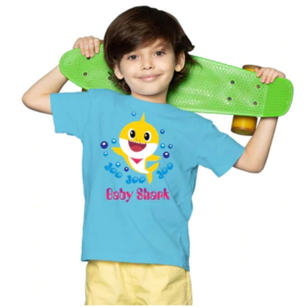 Versatile Boys Cotton Baby Shark Half Sleeve T Shirt