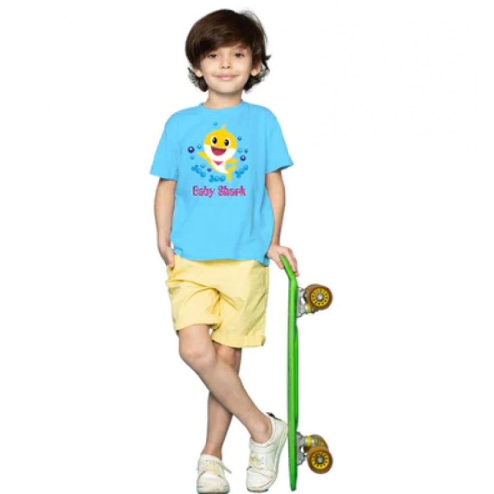 Versatile Boys Cotton Baby Shark Half Sleeve T Shirt