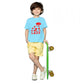 Alluring Boys Cotton Lazy Half Sleeve T Shirt