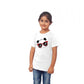 Alluring Girls Cotton Panda Glass Half Sleeve T Shirt