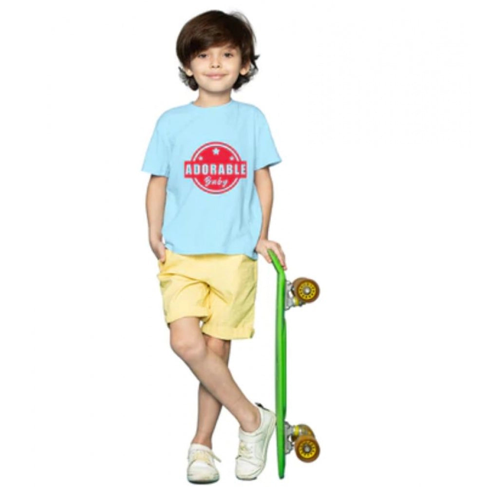 Alluring Boys Cotton Adorable Baby Half Sleeve T Shirt