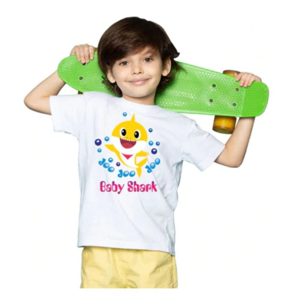 Versatile Boys Cotton Baby Shark Half Sleeve T Shirt