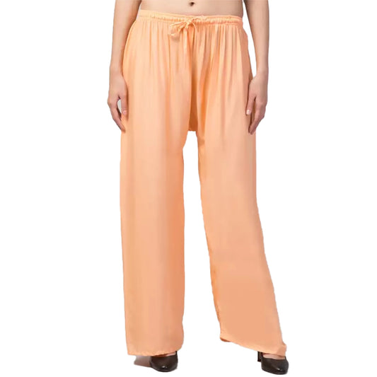 Graceful Plus Size Relaxed Fit Viscose Rayon Palazzo Trousers