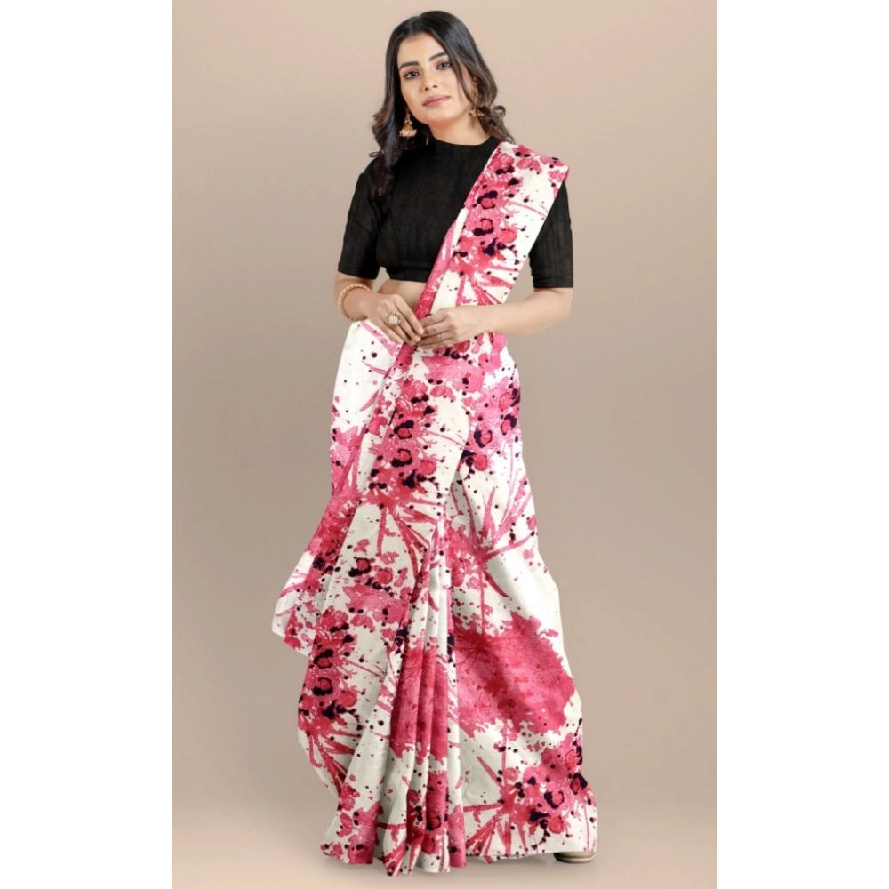 Incredible Women's Joya Silk Saree With Blouse Piece