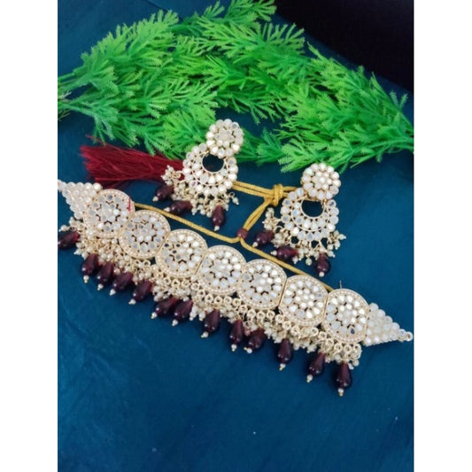 Traditional Necklace Chowker Set