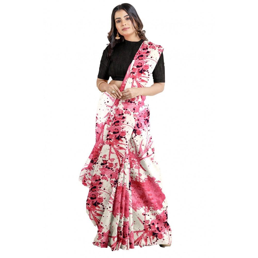 Incredible Women's Joya Silk Saree With Blouse Piece