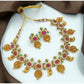 Urbane Gold Plated Traditional Necklace and Earrings Set