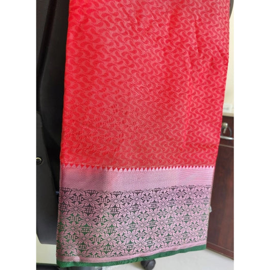 Marvellous Kanjivaram Silk Saree With Blouse piece