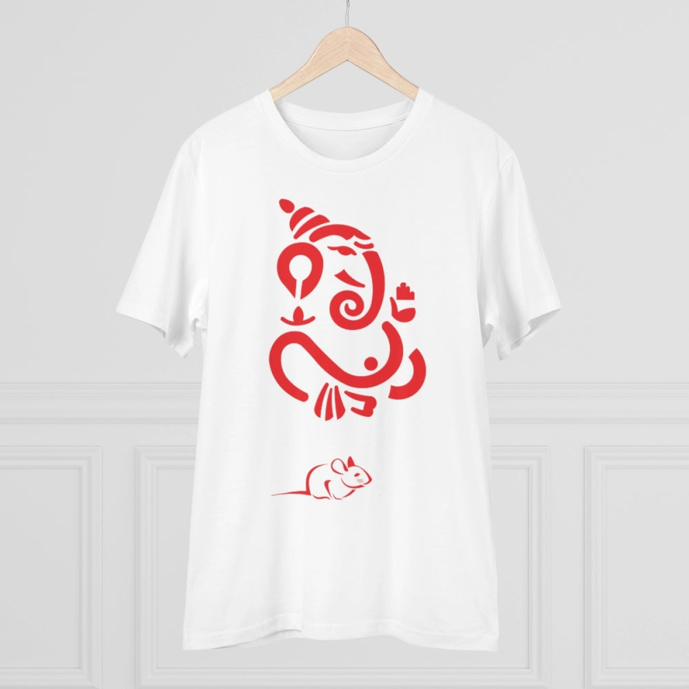 Men's PC Cotton Ganesh Printed T Shirt