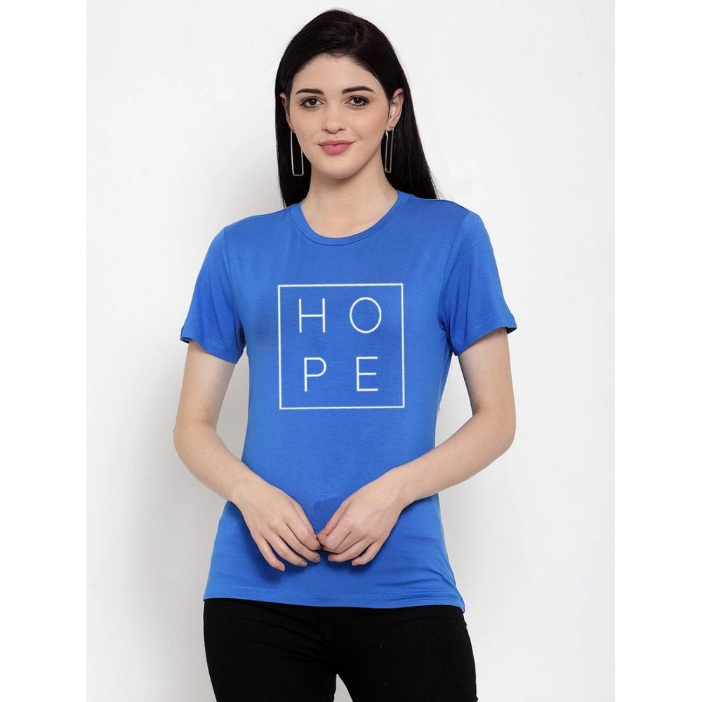 Amazing Cotton Blend Hope Printed T Shirt