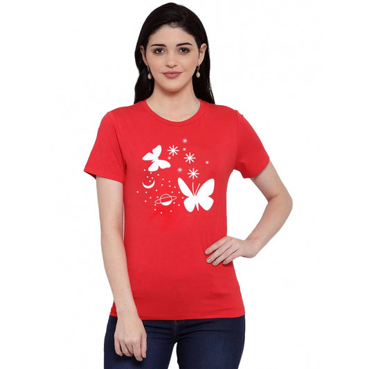 Marvellous Cotton Blend Butterfly With Star Printed T Shirt