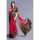 Awesome Viscose Rayon Printed Saree With Blouse piece
