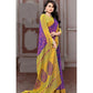 Awesome Viscose Rayon Printed Saree With Blouse piece