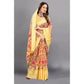 Modern Sattin Patta Printed Saree With Blouse piece