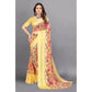 Modern Sattin Patta Printed Saree With Blouse piece
