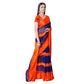 Modern Sattin Patta Printed Saree With Blouse piece