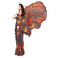 Awesome Viscose Rayon Printed Saree With Blouse piece