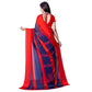 Modern Sattin Patta Printed Saree With Blouse piece