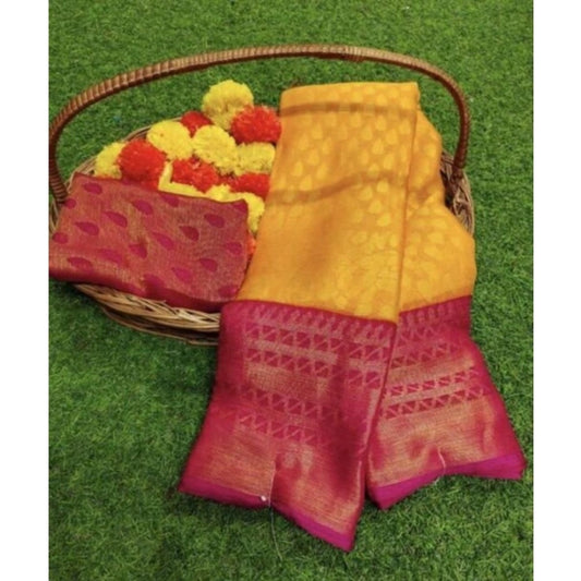 Exclusive Viscose Rayon Printed Saree With Blouse piece