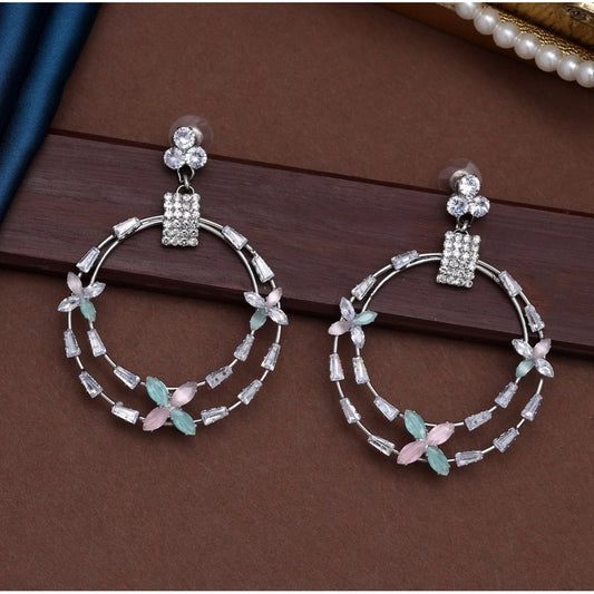 Appealing Multi Color Stone Earrings