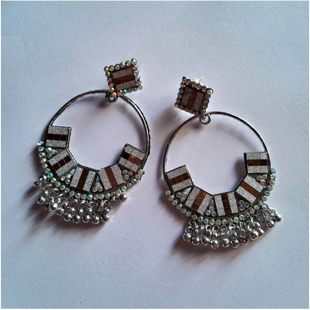 Incredible Gold and Silver Color Oxidised Earrings