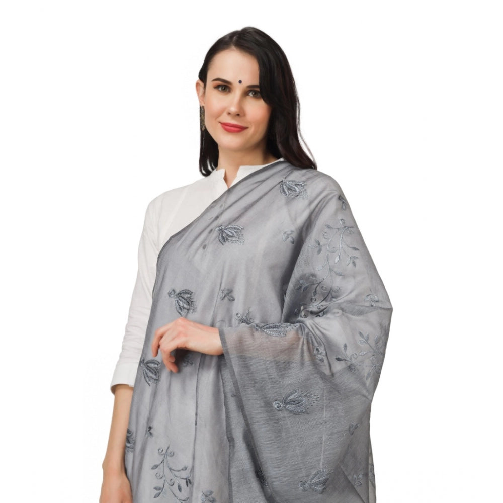 Designer Women's Cotton Embroidered Dupatta