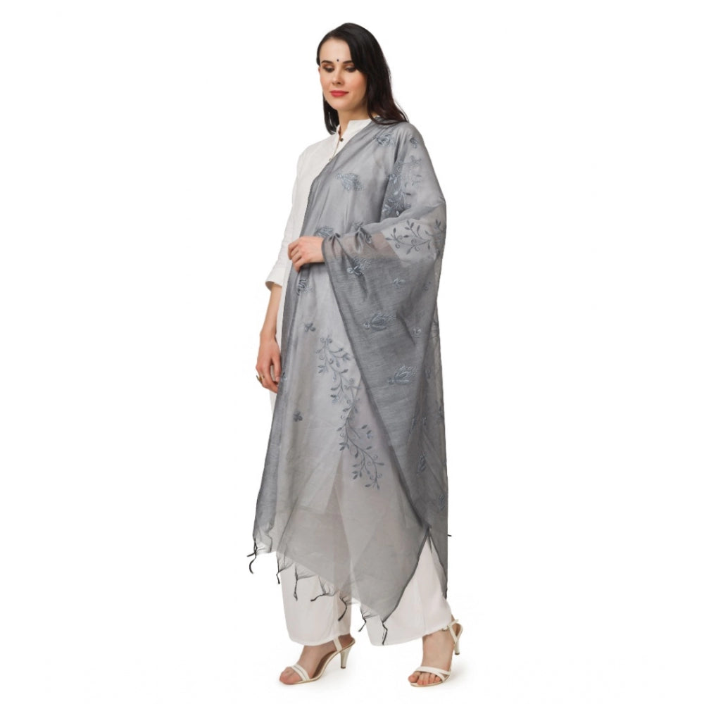 Designer Women's Cotton Embroidered Dupatta