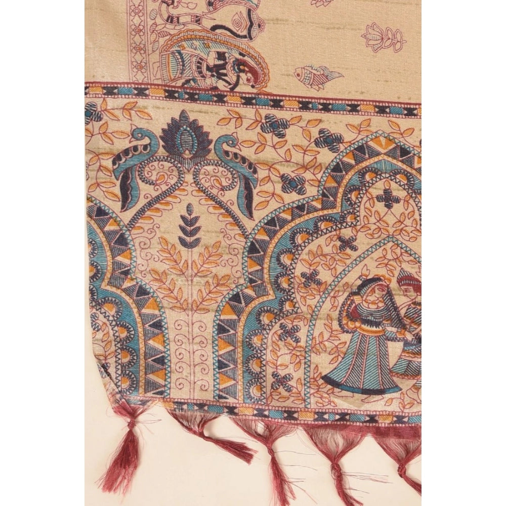 Wonderful Women's Art Silk Printed Dupatta