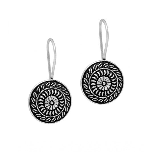 Glorious Indian Traditional Oxidised Stud Brass Earrings