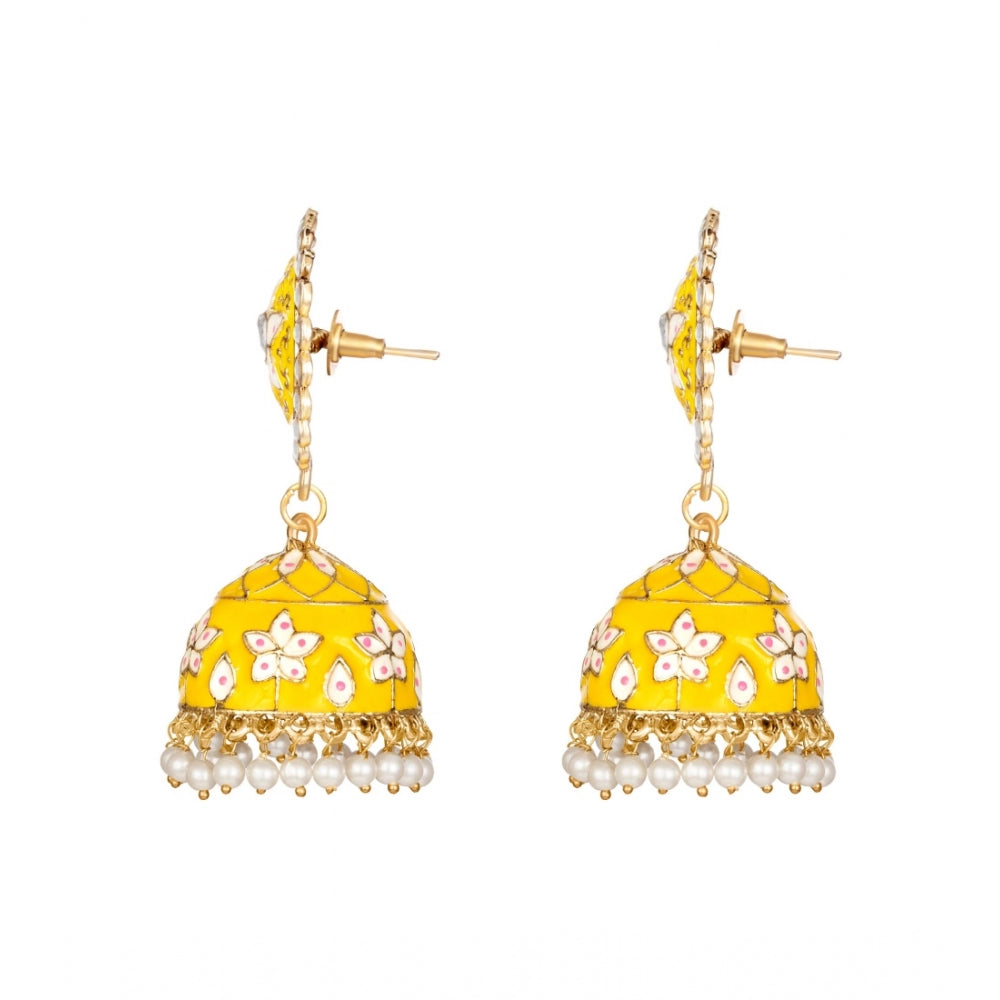 Dazzling Gold Plated Alloy Earrings