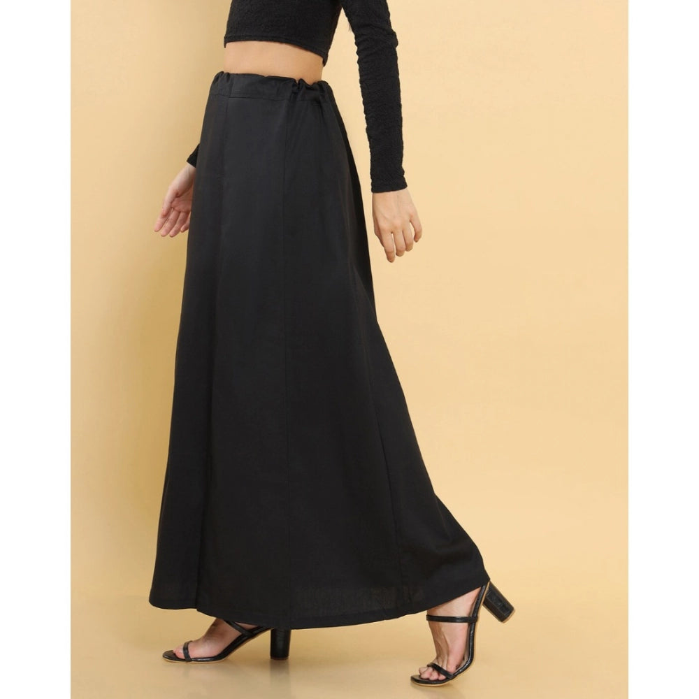 Wonderful Women's Cotton Solid Free Size Petticoat