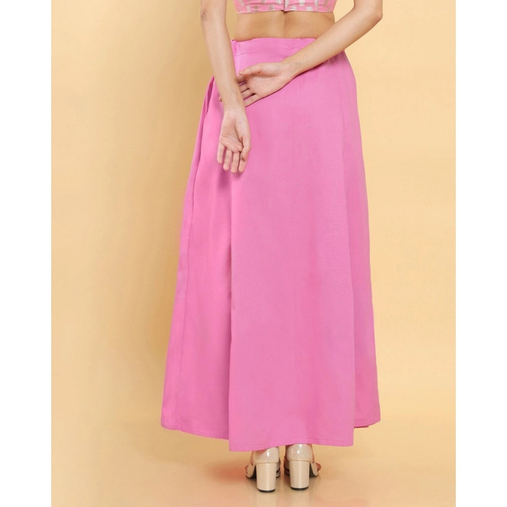 Wonderful Women's Cotton Solid Free Size Petticoat