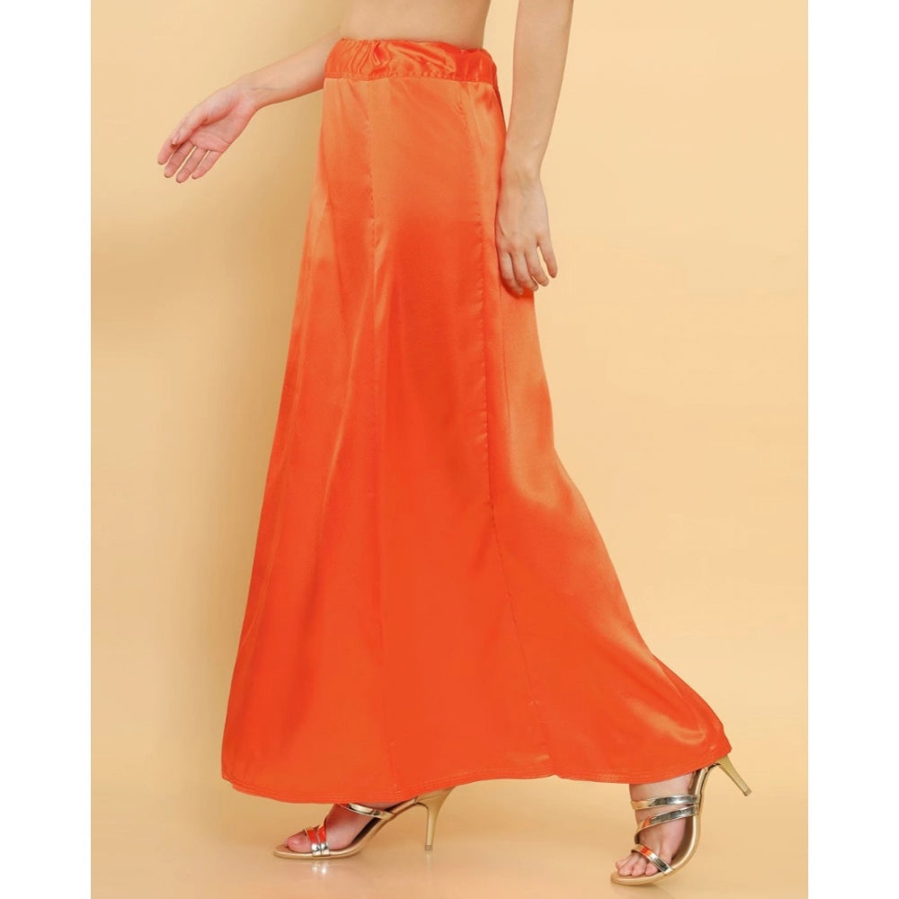 Trendy Women's Silk Solid Free Size Petticoat