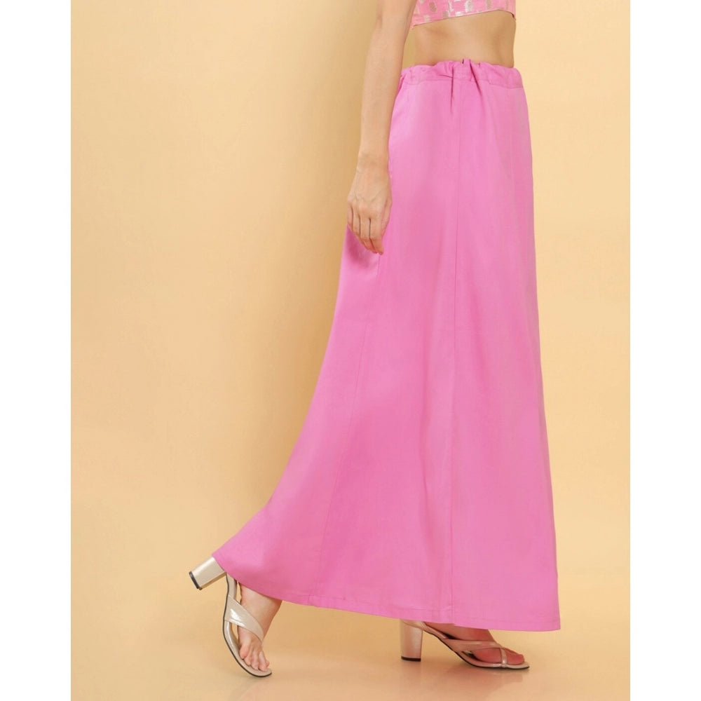 Wonderful Women's Cotton Solid Free Size Petticoat