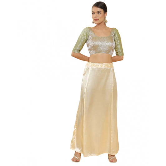 Trendy Women's Silk Solid Free Size Petticoat