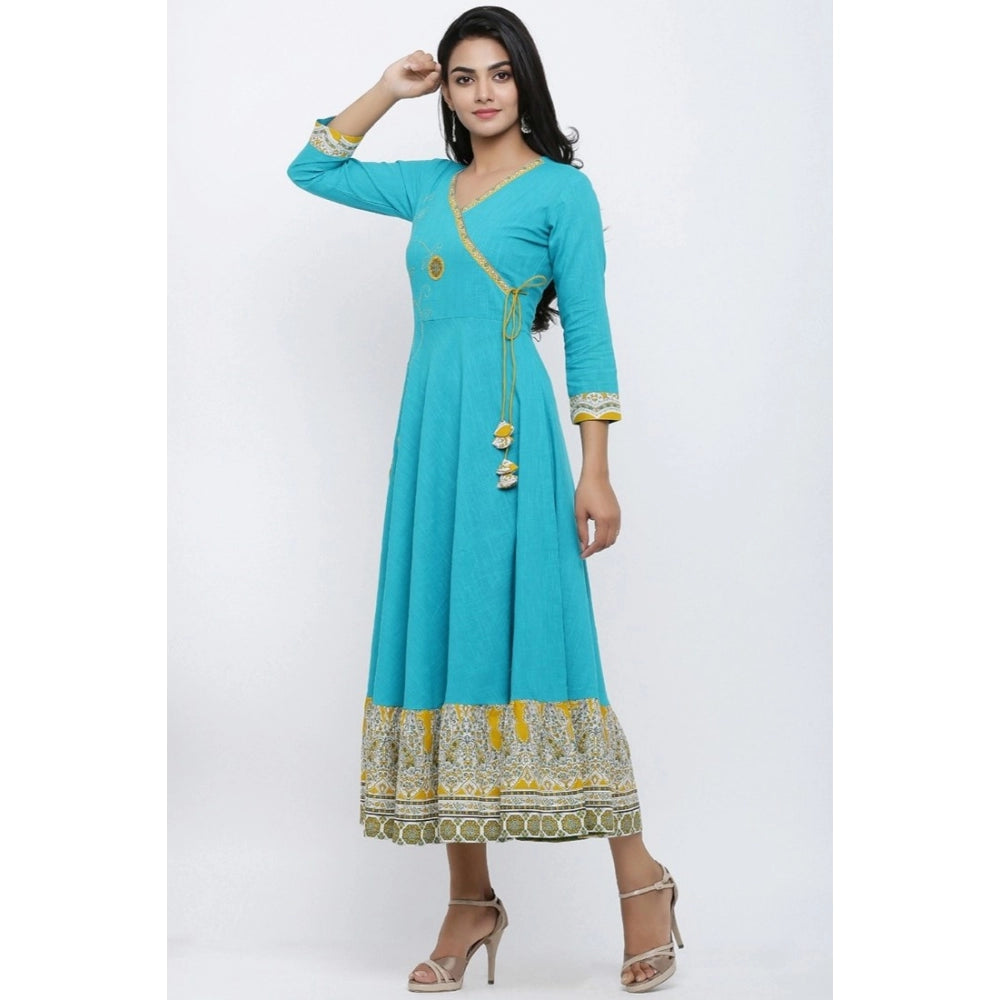 Fancy Embroidered Cotton Blend Kurti