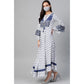 Ravishing Bell Sleeve Floral Printed Rayon Dress