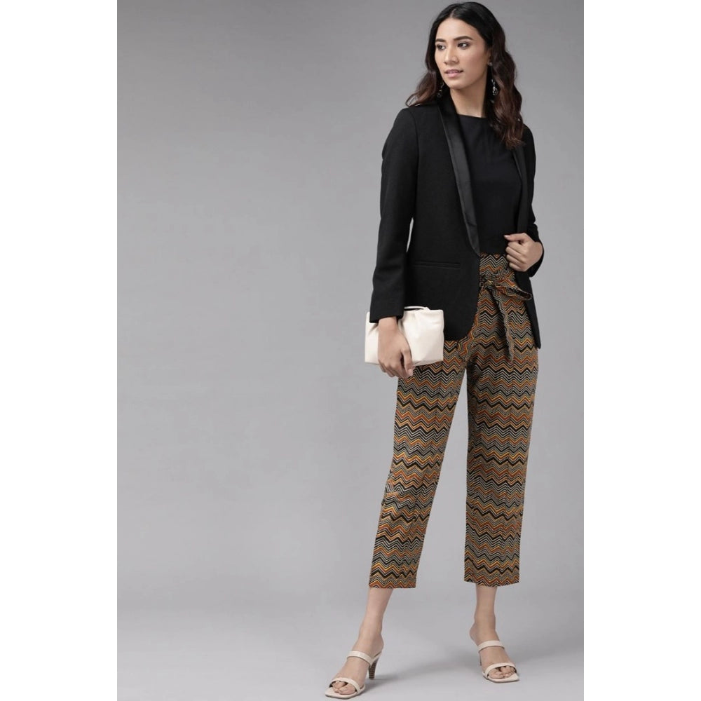Casual Printed Cotton Trouser Pant