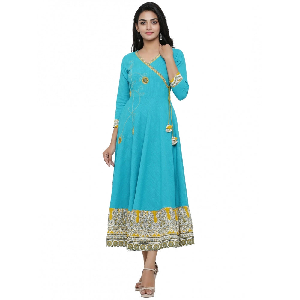 Fancy Embroidered Cotton Blend Kurti