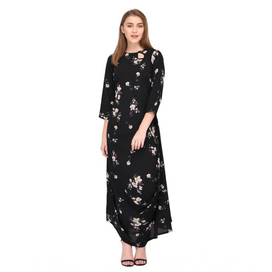 Embellished Cotton Blend Abstract Full Sleeves Dress