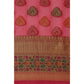 Stunning Organza Printed Saree With Blouse Piece