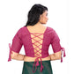 Designer Cotton Thread Work Readymade Blouse