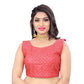Stylish Satin Embroidered Readymade Blouse