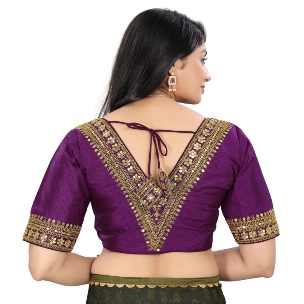 Graceful Banglory Embroidered Readymade Blouse