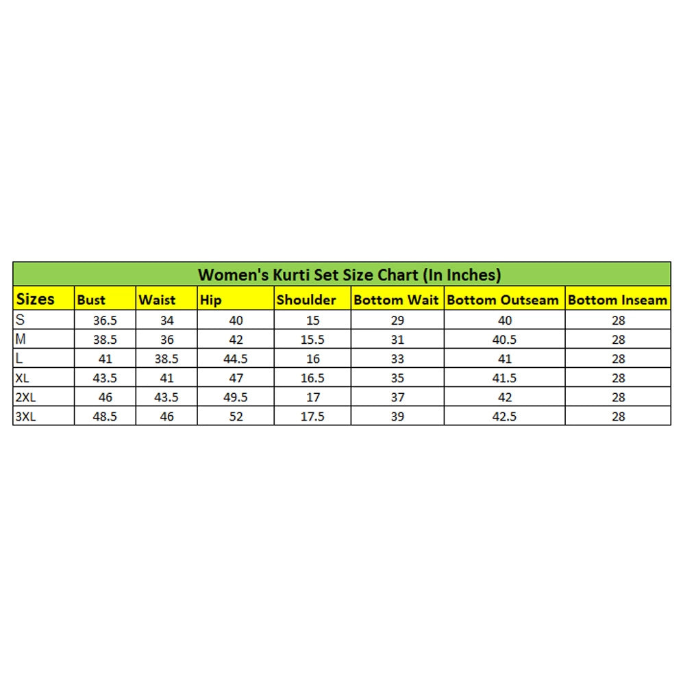 Fabulous Women's Tesla Silk Embroidered U-Neck Kurti With Pant Dupatta Set